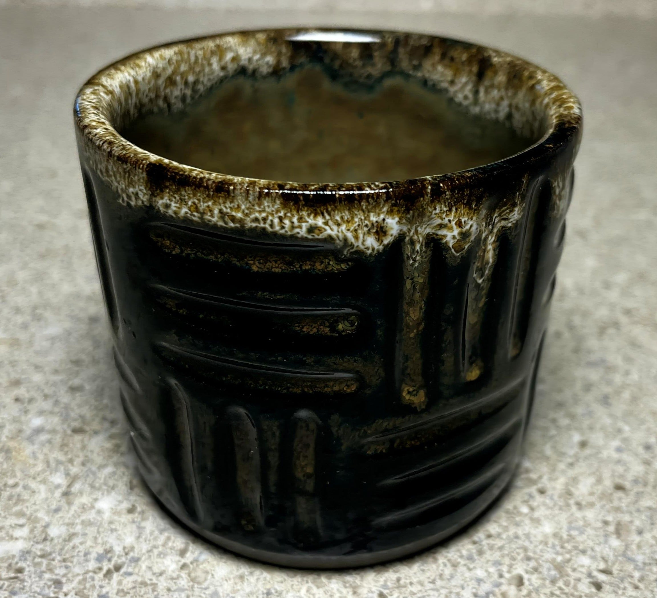 Carved Tumbler, Tile Pattern