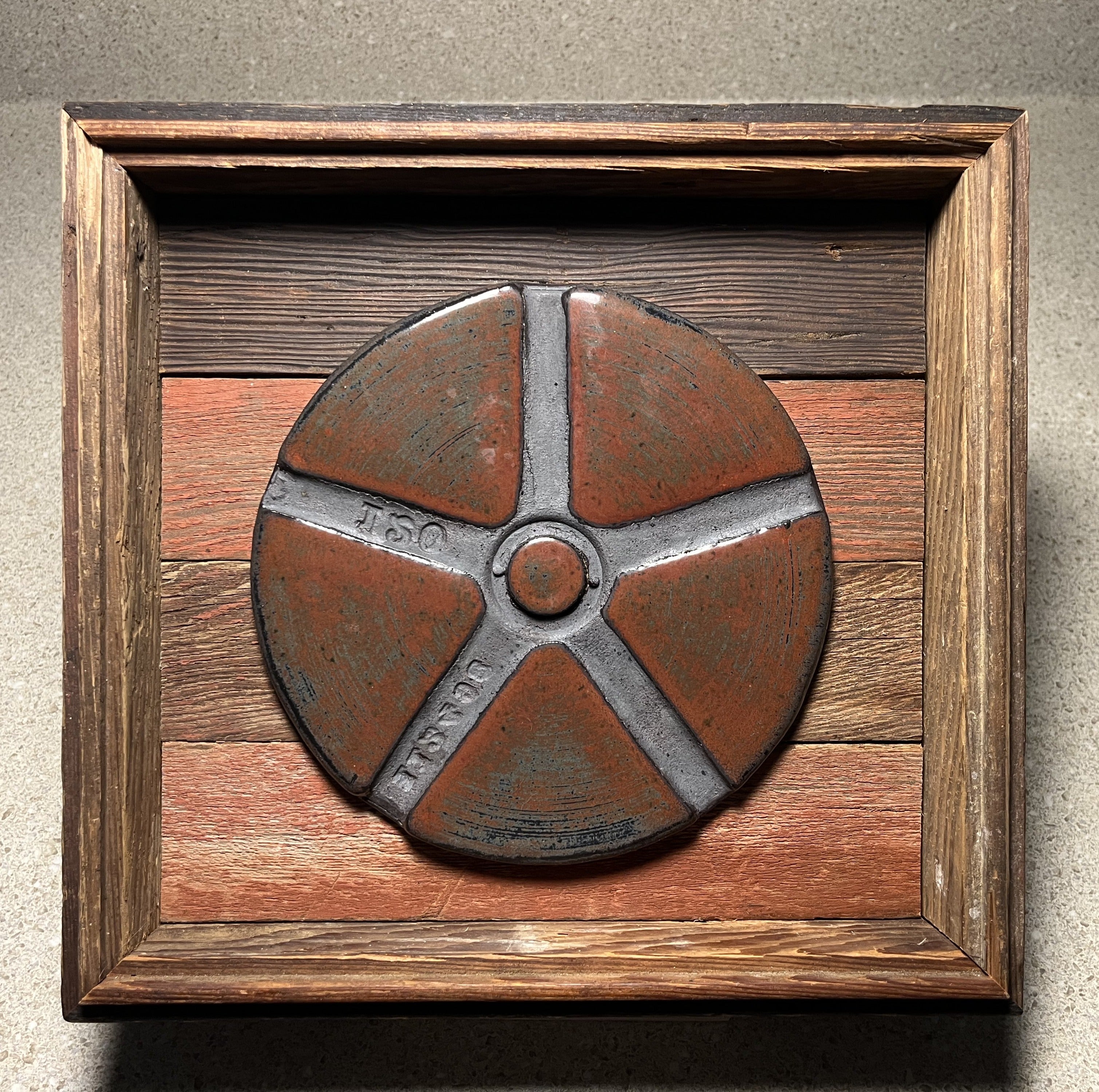 Ceramic & Wood, Rustic Wall Art