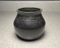 Stoneware Pot, Temmoku Black