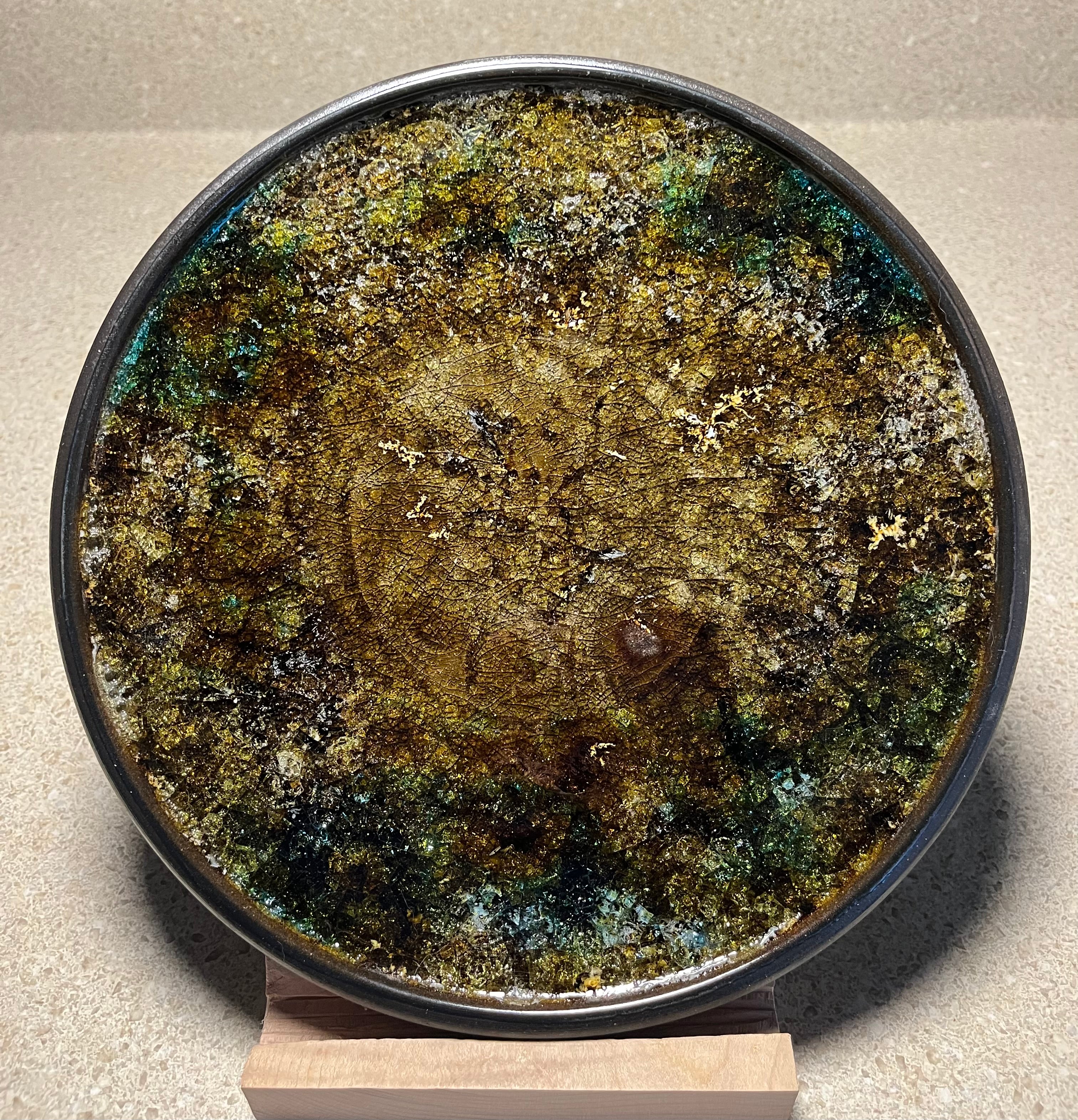 Decorative Plate, Glass Nebula