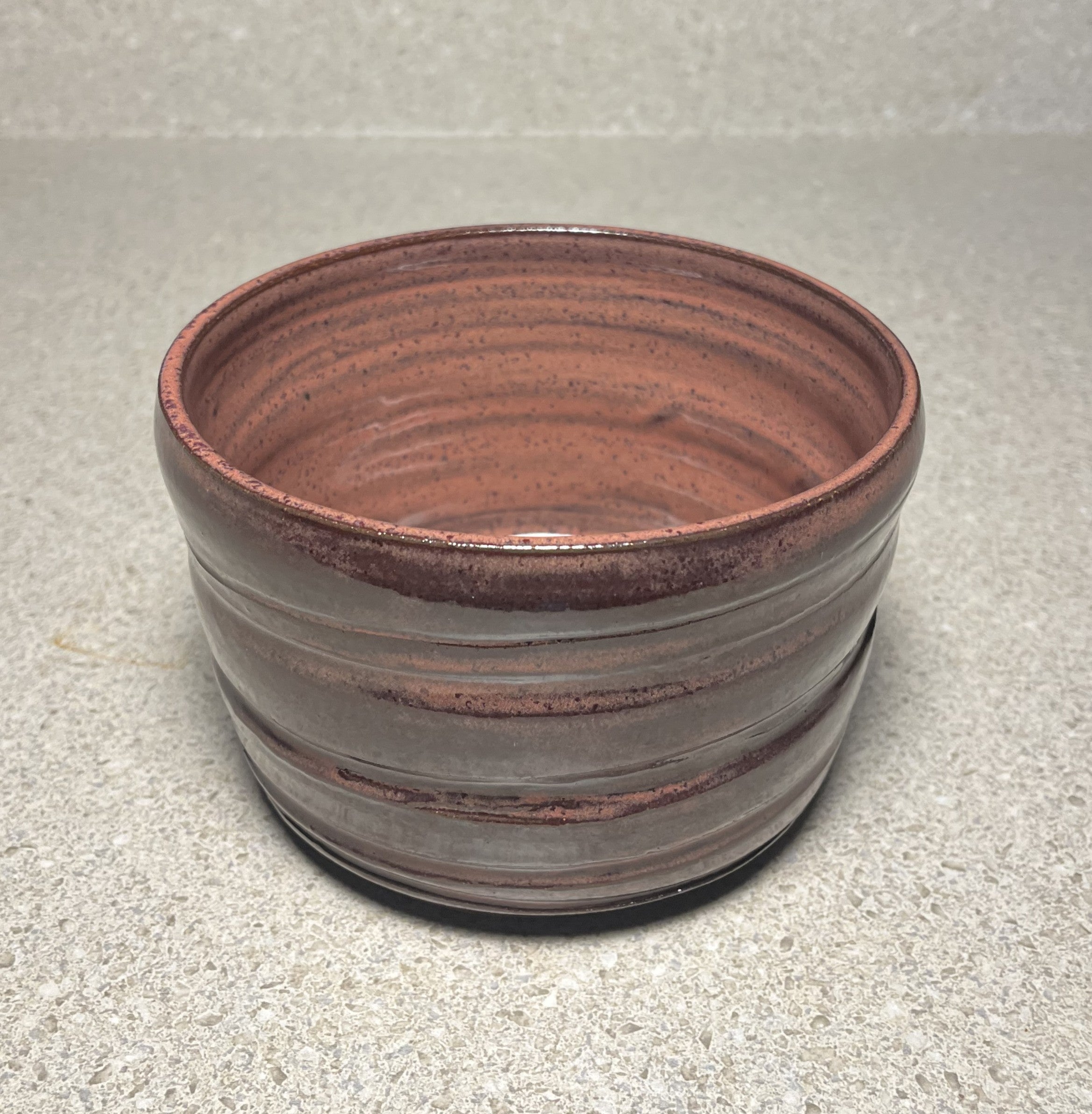 Stoneware Bowl, Swirl Texture