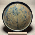 Stoneware Plate, Fig Impression