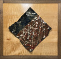 Ceramic & Wood Wall Art, "Iskender"